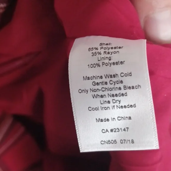 NWOT Talbots Red Plaid Pencil Skirt - Picture 5 of 7